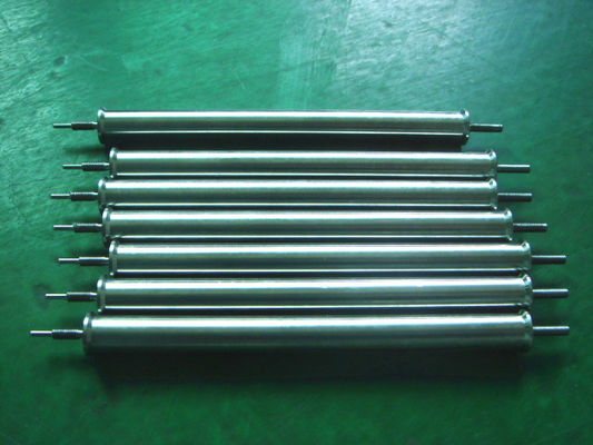 Custom Stainless Steel Precision Turned Parts , Tube Screw Barrels With Fine Thread / Zinc Plated