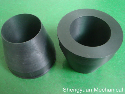 سیاه و سفید Derlin / POM پلاستیکی دقت تبدیل قطعات اصلی آداپتور گوه