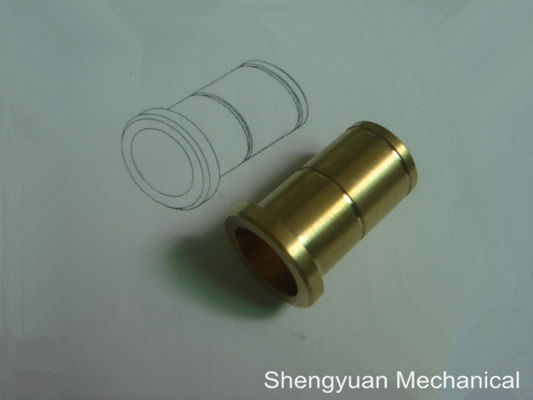 Silikon bronz C87200 / C67400 hassas parçalar Chromira kaymak Burcu döndü