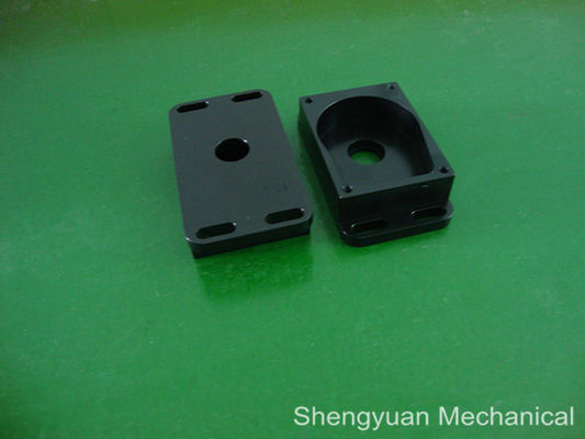 AL6061-T6 Presisi Milling Bagian mesin dengan Black Anodized