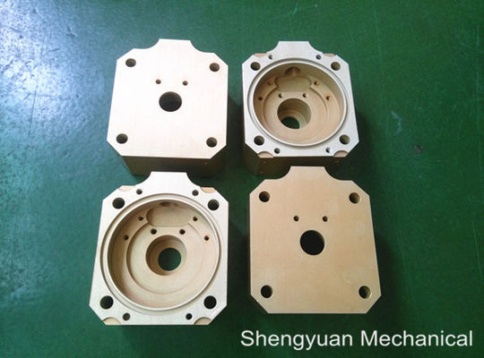 Lạnh Chuyển đổi CNC Precision Machining nhôm 5083 Powdercoat Vàng Nhà Vàng