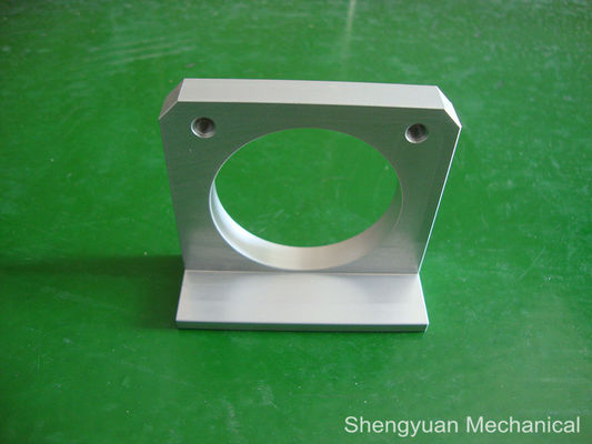 CNC Hassas İşleme Doğal Anodize AL6061 Braketi Metal Motor veya 3D Printer Yedek Parçaları