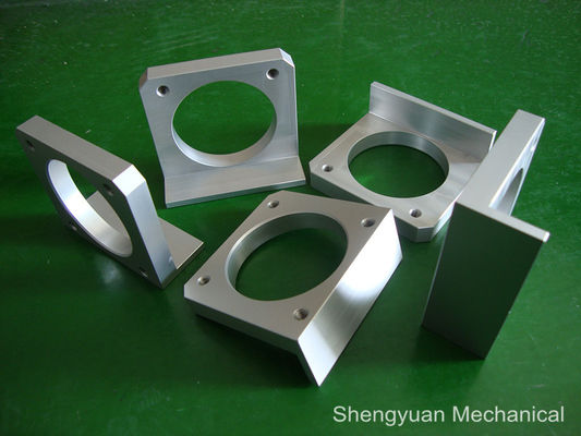CNC Hassas İşleme Doğal Anodize AL6061 Braketi Metal Motor veya 3D Printer Yedek Parçaları