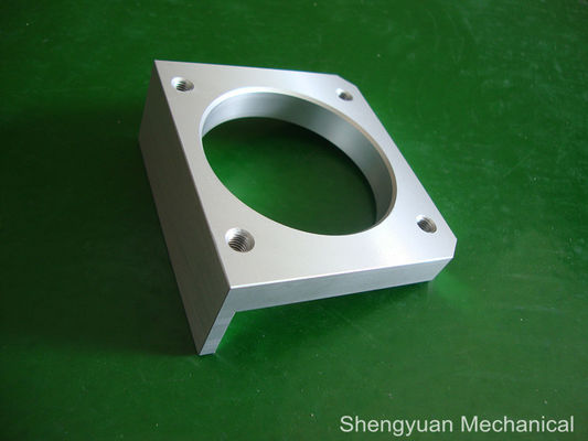 CNC Hassas İşleme Doğal Anodize AL6061 Braketi Metal Motor veya 3D Printer Yedek Parçaları