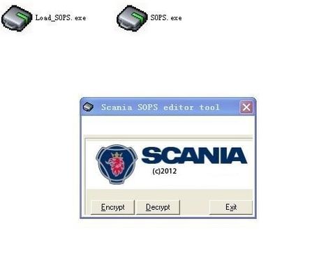 Scania-Beschwichtigungsmittel Herausgeber-, denwerkzeug Scania VCI 2 Beschwichtigungsmittel Encryptor/Decryptor mit archivieren, ändern Parameter