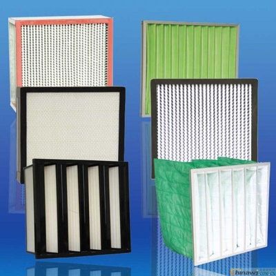 99,999% Efisiensi Tinggi Dan Kapasitas Aluminium lipit Hepa untuk HVAC penyaring industri