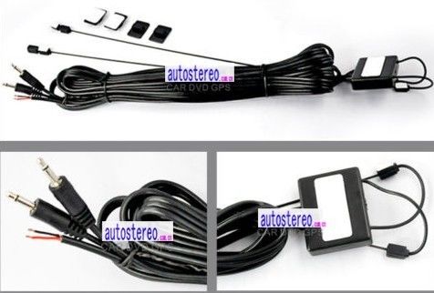 Trong xe Analogue Analog TV Aerial Antenna với Amplifier Signal Booster DVD Ant