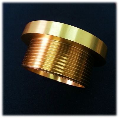 Silindirik, Silindiriklik İçin CNC İşleme Preciaion Pirinç Torna Parçaları 0.005mm