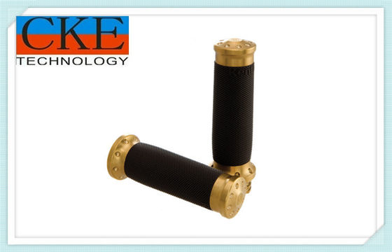 Knurled γυρίζοντας μέρη ακρίβειας ορείχαλκου με το Μαύρο που υποβάλλονται σε ανοδική οξείδωση για τη μοτοσικλέτα