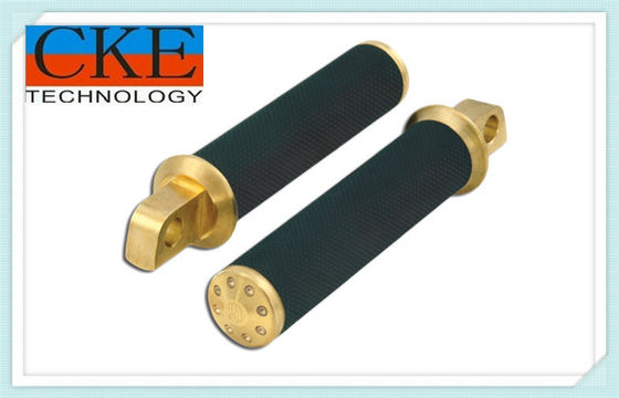 Knurled γυρίζοντας μέρη ακρίβειας ορείχαλκου με το Μαύρο που υποβάλλονται σε ανοδική οξείδωση για τη μοτοσικλέτα