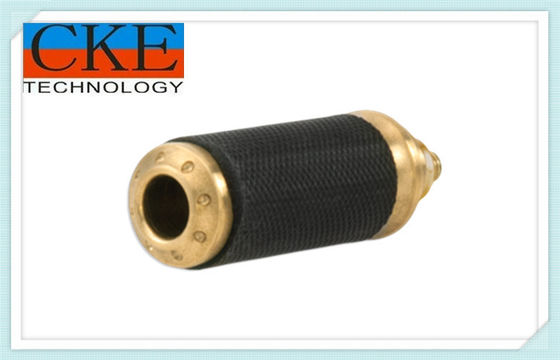 Knurled γυρίζοντας μέρη ακρίβειας ορείχαλκου με το Μαύρο που υποβάλλονται σε ανοδική οξείδωση για τη μοτοσικλέτα