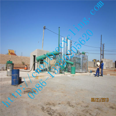 công nghệ mới nhất JNC thải động cơ chưng cất dầu Thiết bị Để Nhiên liệu diesel, dầu Diesel Lọc