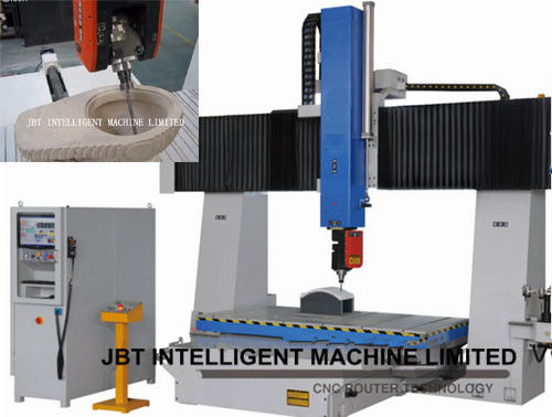 Otomatik Takım Değiştirici Akıllı 5 Eksenli CNC Router İşleme Merkezi