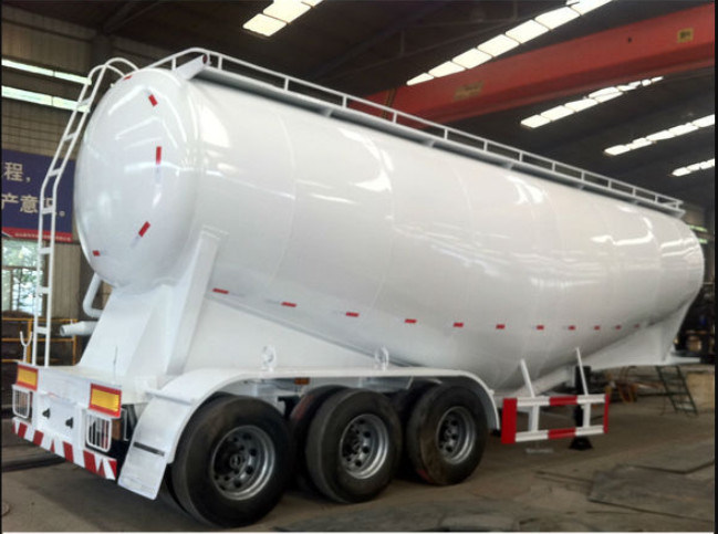 3 trục Trailer xi măng bột số lượng lớn để vận chuyển BPW treo khí thương hiệu
