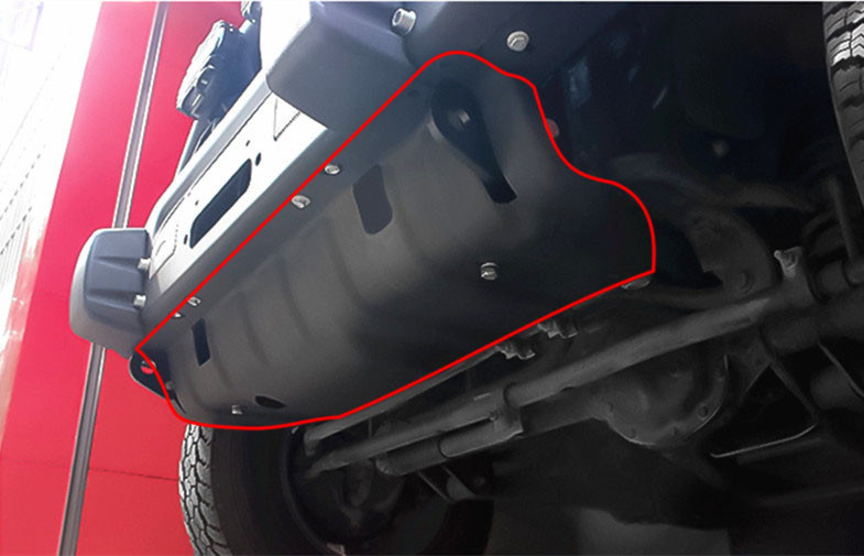 Actualizar las piezas de repuesto de automóviles para el Wrangler 2007 - 2016 AEV Acero delantero del parachoques placa de patinaje