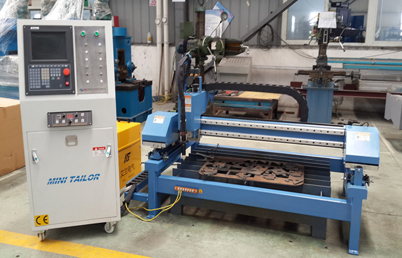 Linha de cruzamento máquina de corte do CNC da tubulação/máquina de corte metal automático com tocha da chama