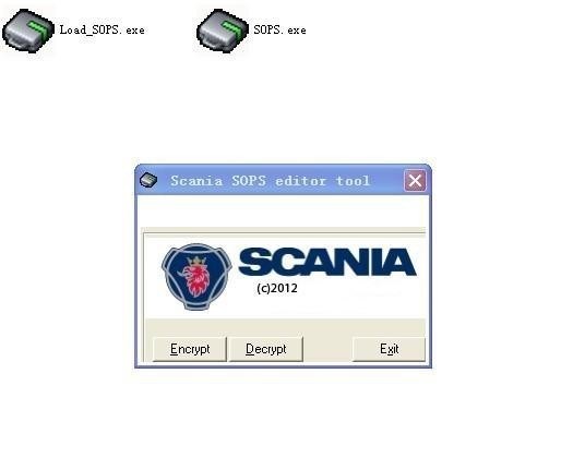 Scania-Beschwichtigungsmittel Herausgeber-, denwerkzeug Scania VCI 2 Beschwichtigungsmittel Encryptor/Decryptor mit archivieren, ändern Parameter