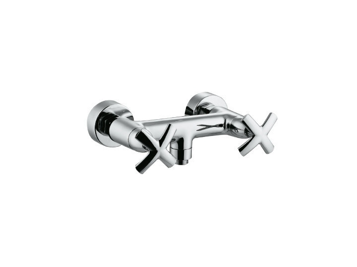Brass Quý Bật vòi hoa sen Cartridge Mixer Vòi Vòi / Lạnh nóng với mạ crôm Kết thúc cho vòi hoa sen phòng