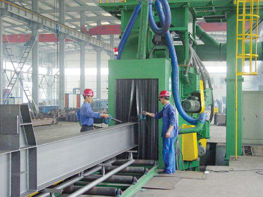 Dây chuyền sản xuất chùm tia tự động, máy mài bằng thép mạ kẽm