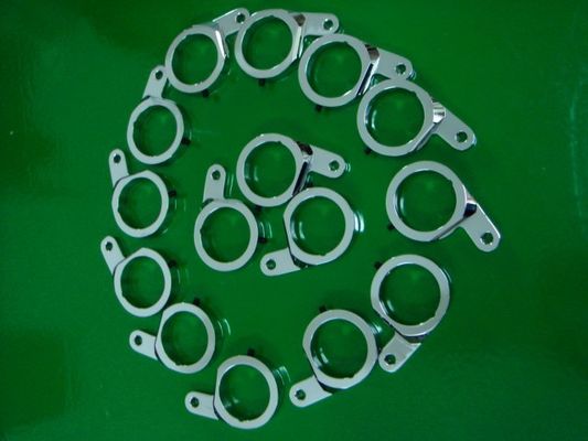 Bright Chrome Plate Precision CNC Machined Components Aluminum Extrusion 0.01mm Tolerance