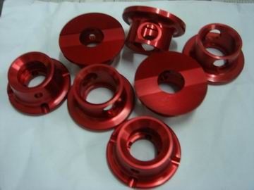 Aluminum AL7075 CNC precision machining parts / CNC machined parts with red anodize