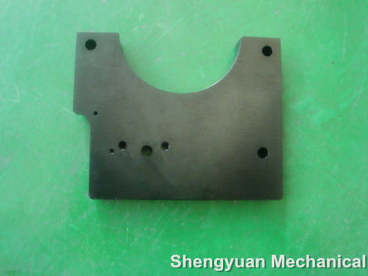 DIN / JI Standard Precision Milling Machined Parts Black Anodize Customized Al6061