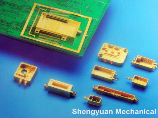 Sensors Housing Milling Precision Machined Parts , Fiber Optic Connector FC Components