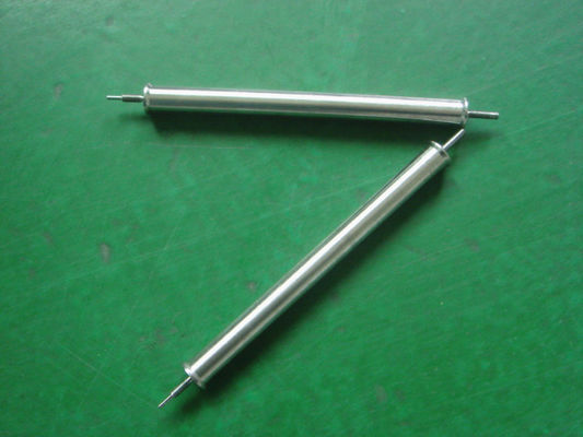 Custom Stainless Steel Precision Turned Parts , Tube Screw Barrels With Fine Thread / Zinc Plated