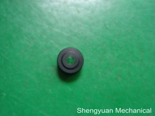 Black Anodize Turned Precision Parts / Alumunium Short Sleeve Knobs M8