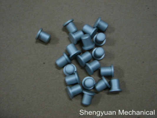 Aluminium Precision Turning Parts Amplifier Select Button With Clear Anodize