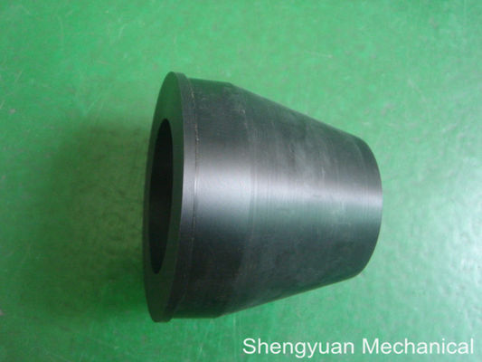 Black Derlin / POM Precision Plastic Turned Parts Core Adapter Wedge