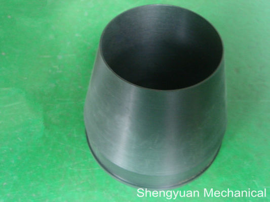 Black Derlin / POM Precision Plastic Turned Parts Core Adapter Wedge