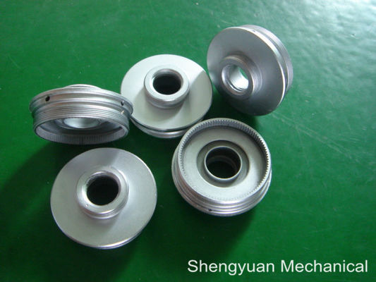 Aluminium Precision Turned Parts Adjustable Base Round Cover for Medical