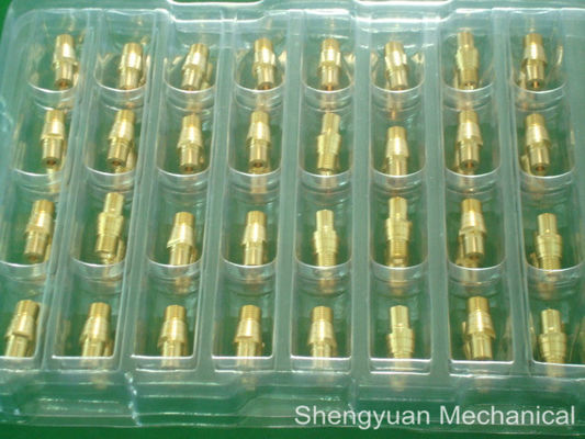 Brass Precision Milling Machined Parts Temperature Sensor Connector