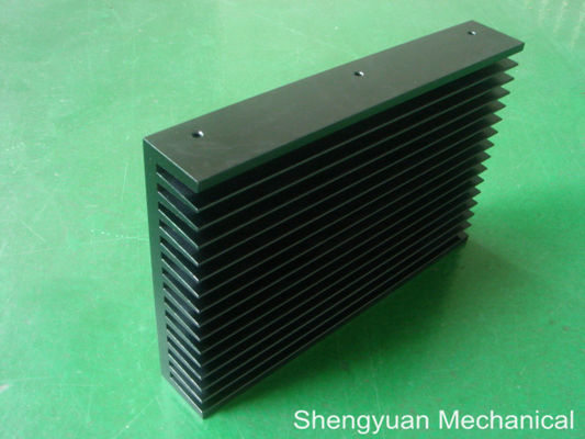 Black Anodize CNC Precision Machining Aluminum Extrusion Heatsink PS-60/160H