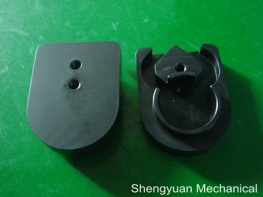 Black Anodize CNC Precision Machining AL6061 Cable Pass Thru ​with 0.005 - 0.01mm