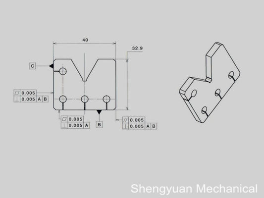 Flatness CNC Precision Machines Carbide Plate Parallelism and Perpendicularity 0.005