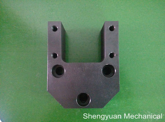 Black Oxide C.R.S CNC Precision Machine Parts Cylinder Mounting Bracket